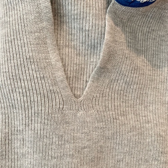 Anthropologie Moth sleeveless SP knit top with scarf “built” in. - Picture 4 of 10